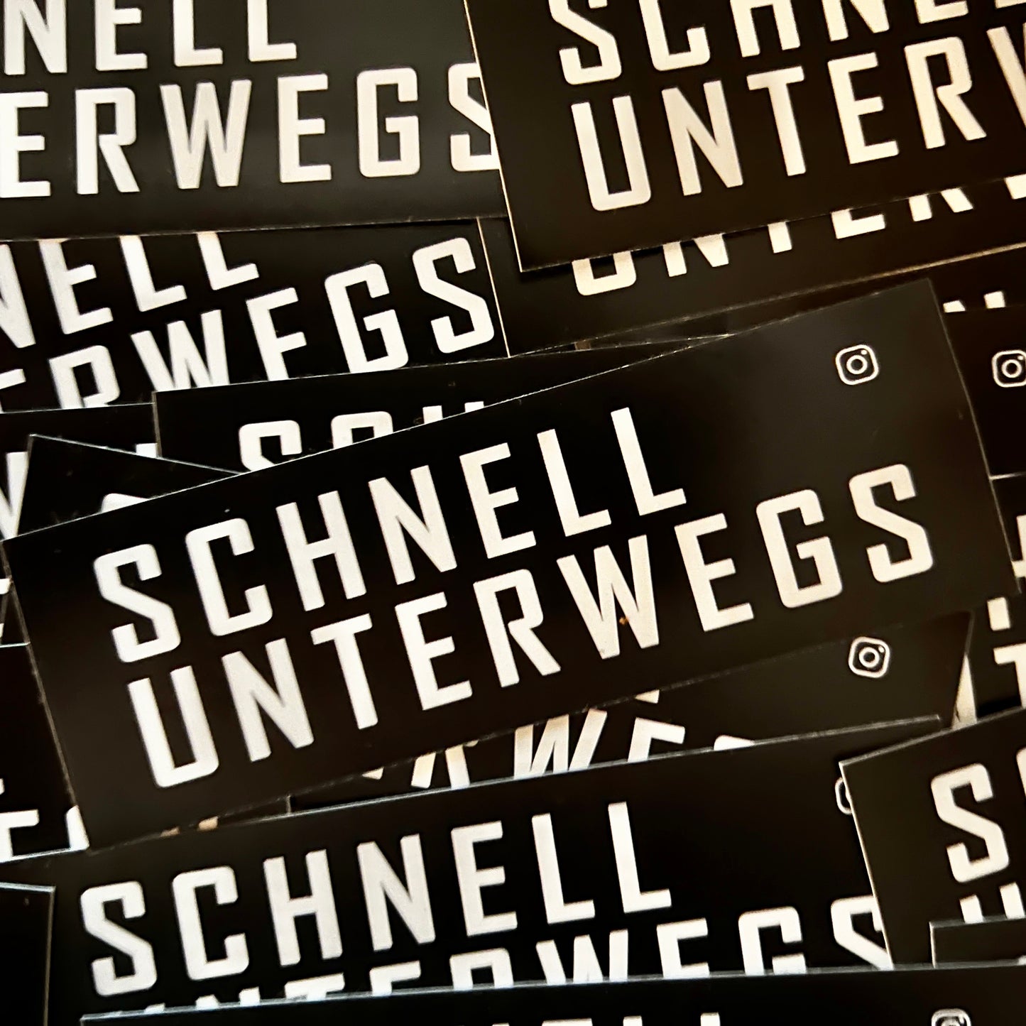 schnell unterwegs - sticker