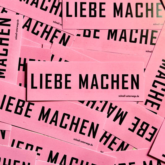 liebe machen - sticker