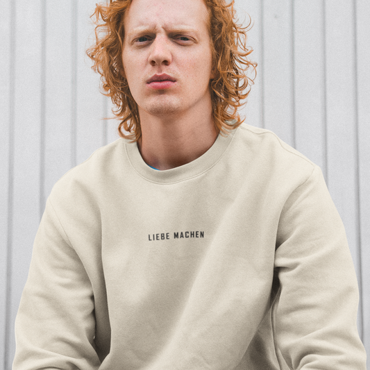 liebe machen - oversize sweatshirt