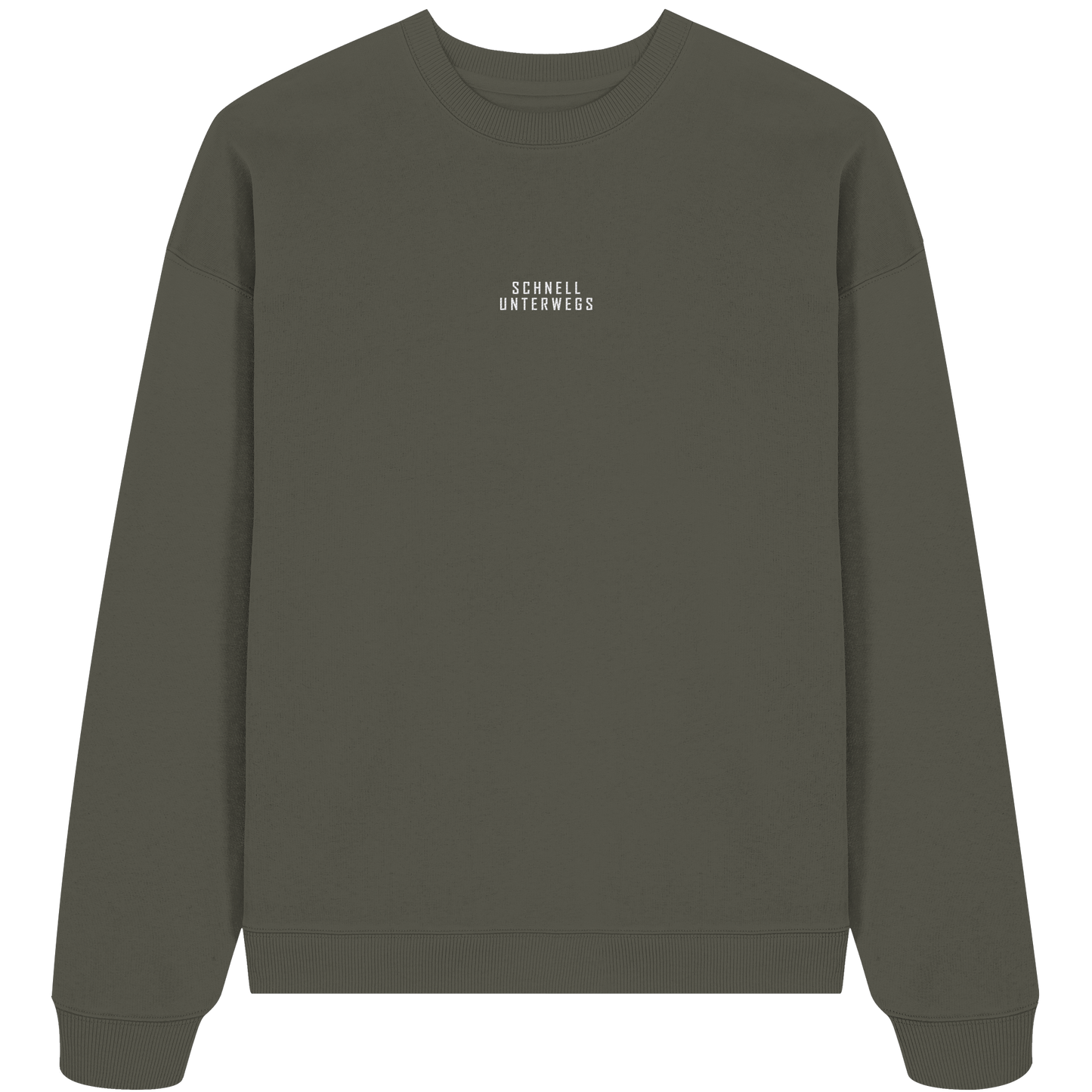 schnell unterwegs - oversize sweatshirt